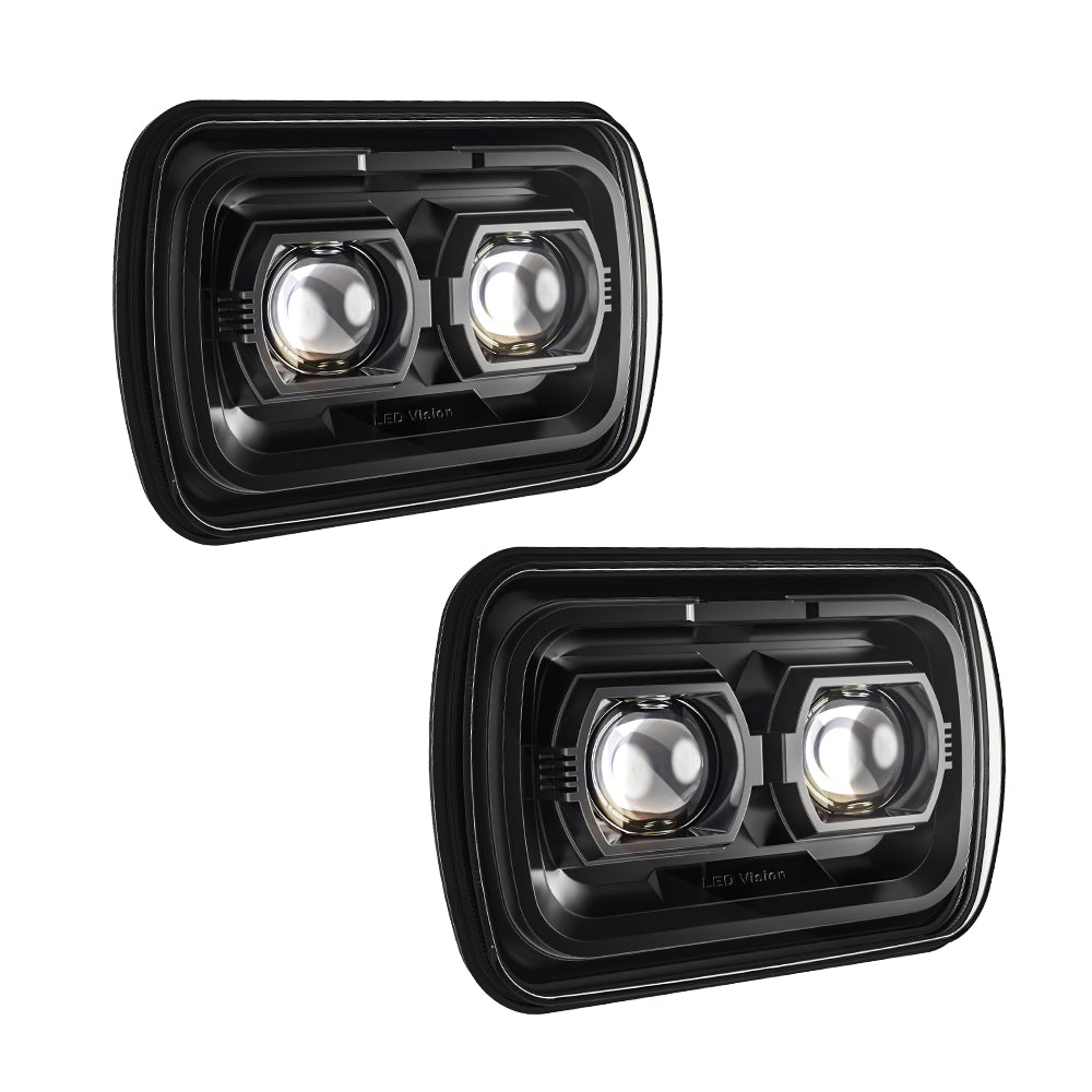 5X7 LED Square Headlights