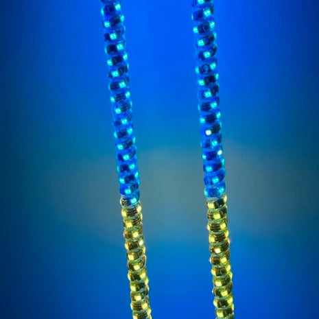 LED RGB Whip light close up