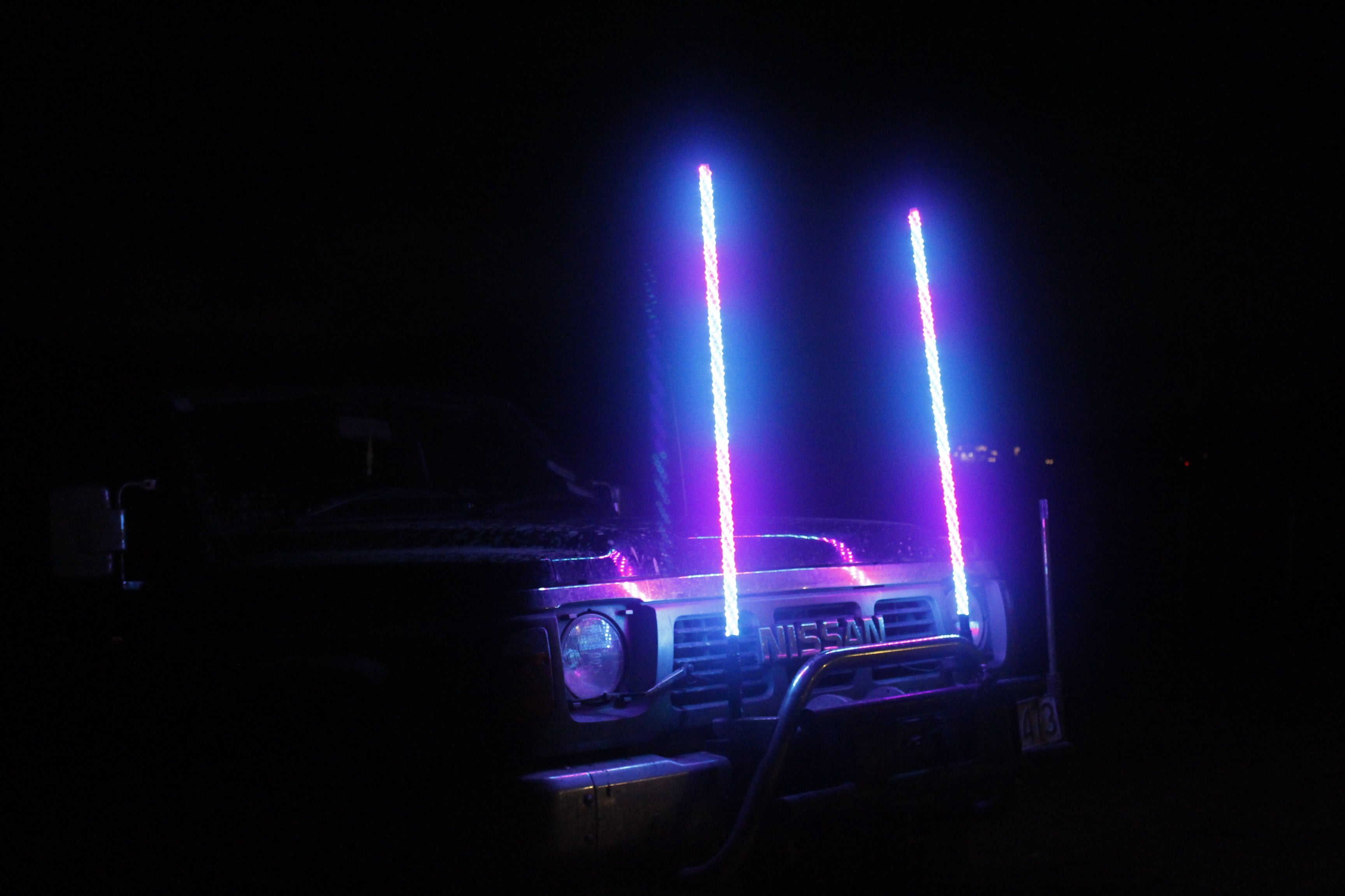 LED Flashing Automotive Whip lights NZ WHIP LIGHTS