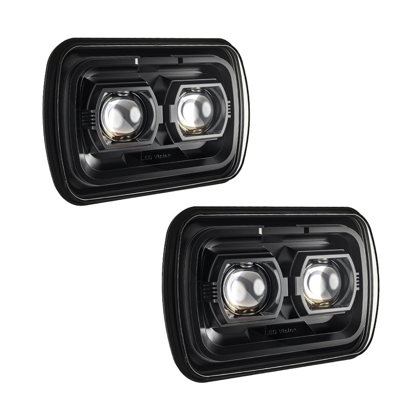 5X7 LED Square Headlights – NZ WHIP LIGHTS